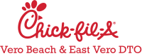 Chick-fil-A Vero Beach + East Vero Script Red